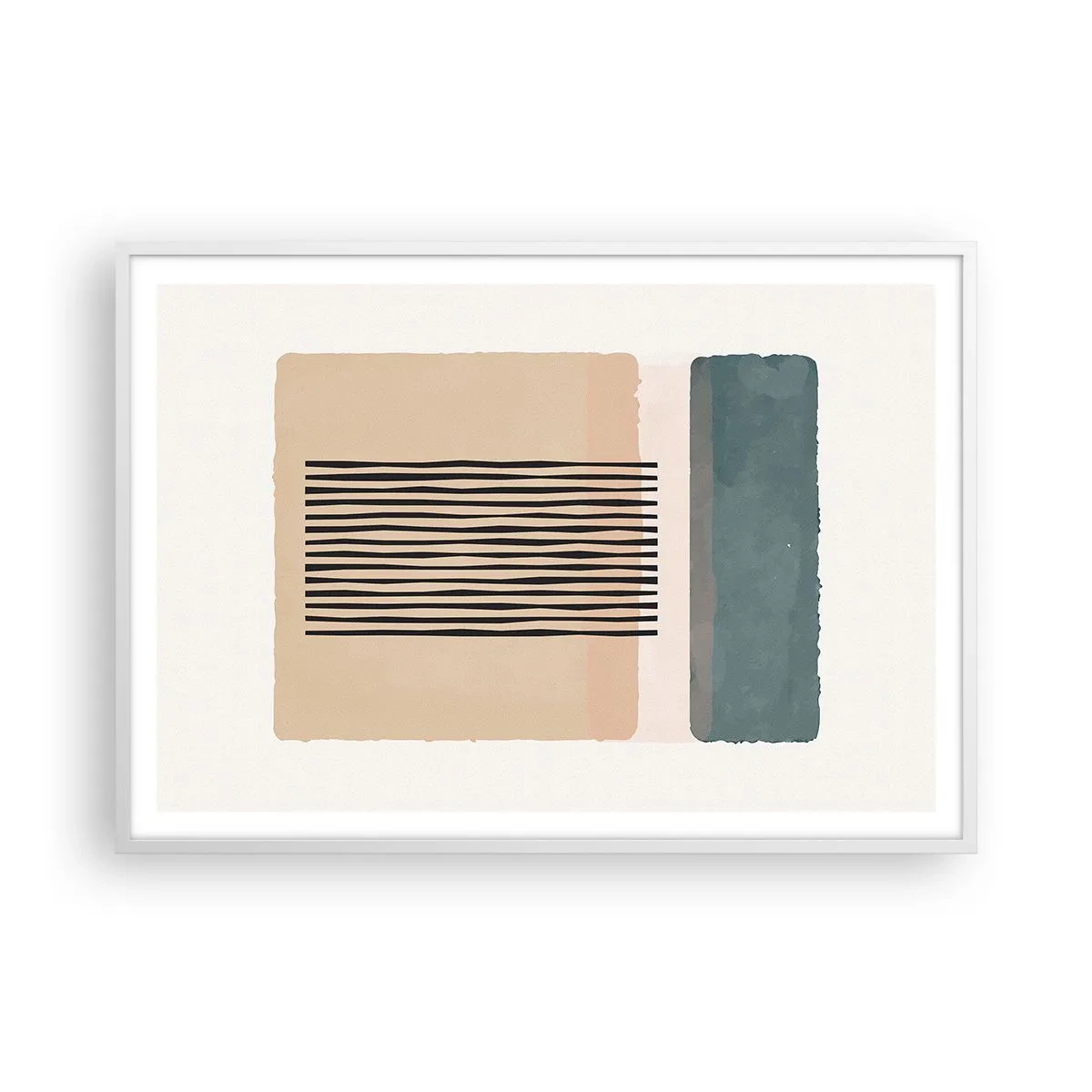 Poszter fekete keretben - Minden rendben - 100x70 cm