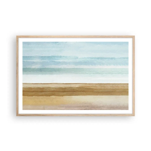 Poszter világos tölgy keretben - Vigasz - 91x61 cm