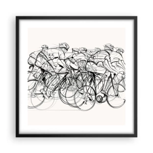 Poszter fehér keretben - Együtt, a csapatban - 50x50 cm