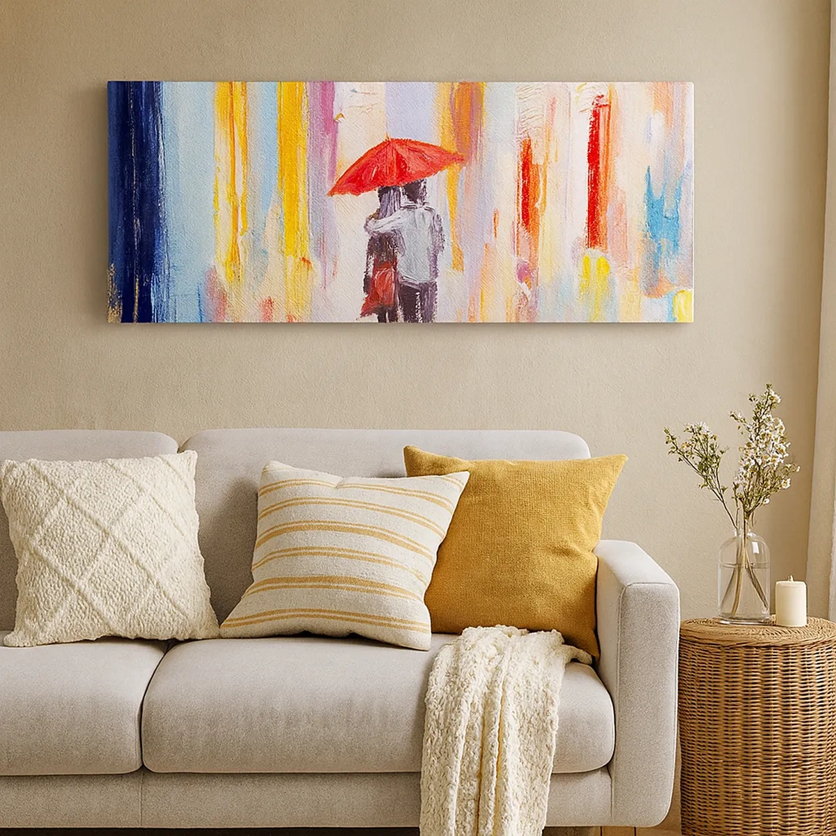 Vászonkép - Hadd essen az eső - 30x30 cm