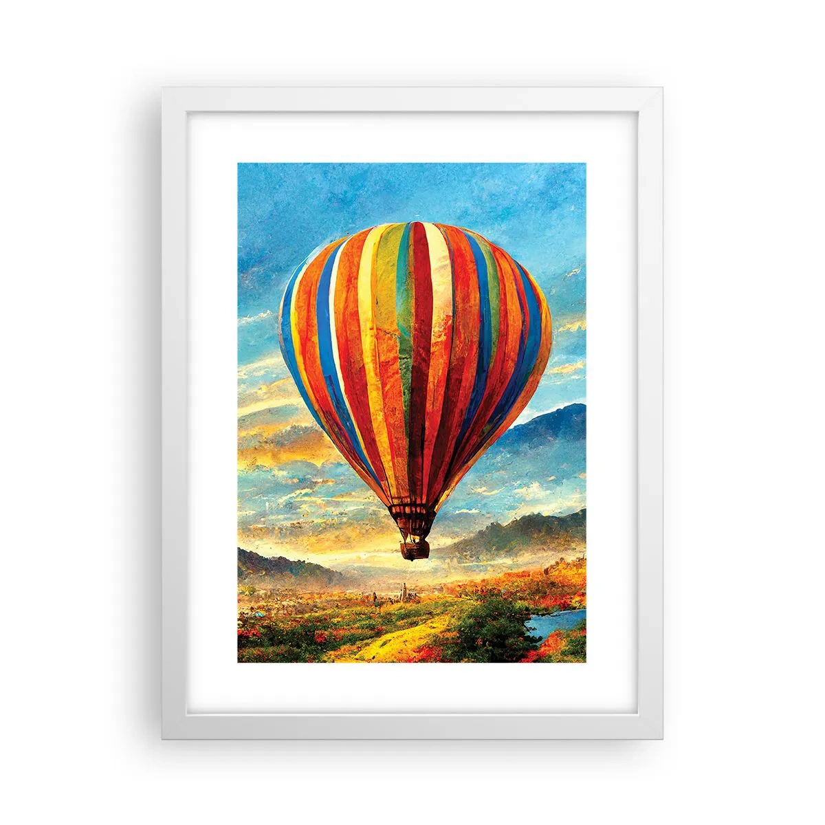 Poszter fekete keretben - A csendben többet látsz - 30x40 cm