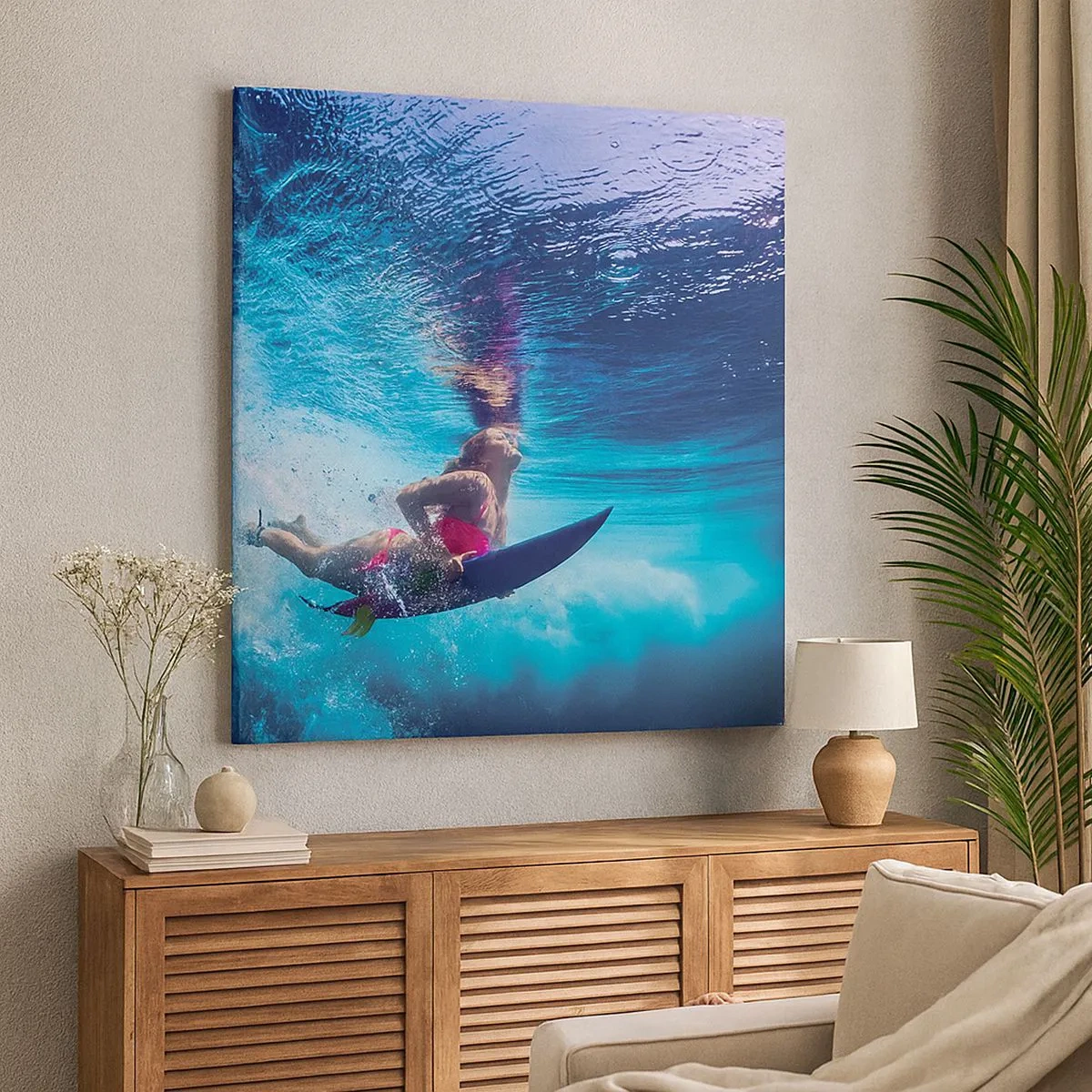 Vászonkép - Az öröm mélysége - 30x30 cm