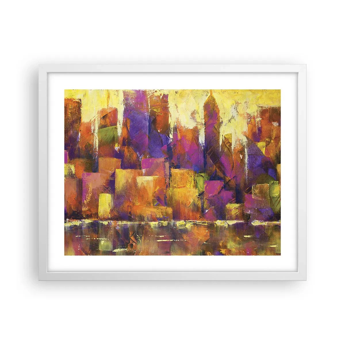 Poszter fekete keretben - Metropolitán kompozíció - 50x40 cm