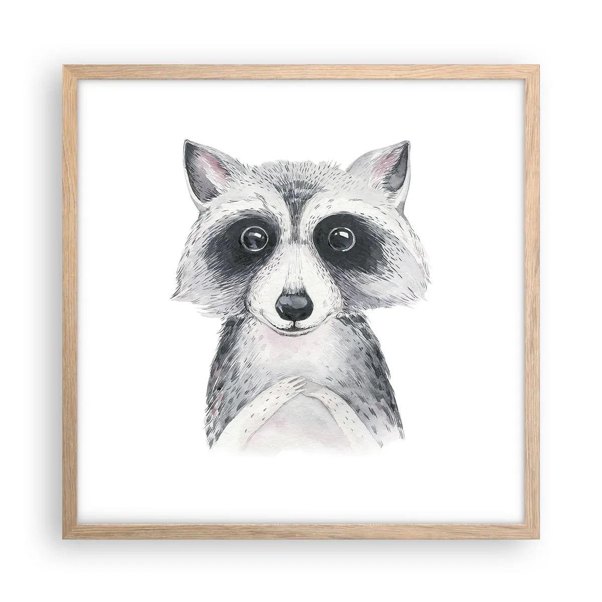 Poszter világos tölgy keretben - Egy pillanat meghatottságra - 50x50 cm