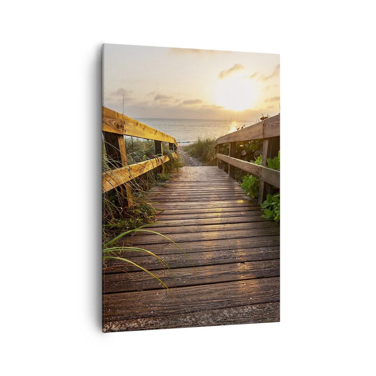 Vászonkép - És egyenesen a partra - 70x100 cm