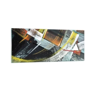 Üveg kép - A mozgás energiája - 100x40 cm