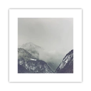Poszter - Ködös völgy - 30x30 cm