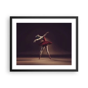 Poszter fehér keretben - Egy prima balerina - 50x40 cm