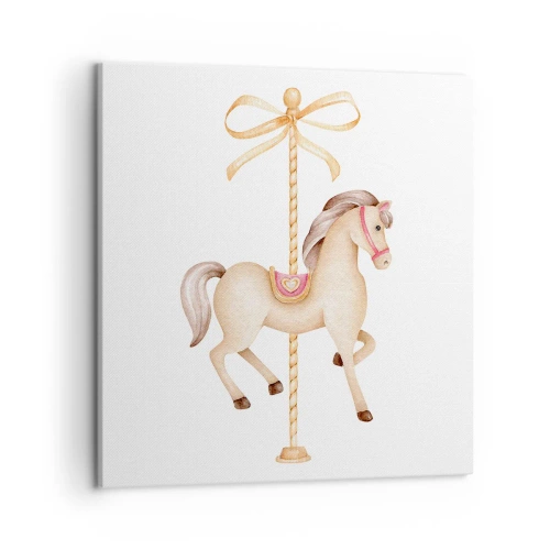 Vászonkép - Kecses vágtával - 50x50 cm