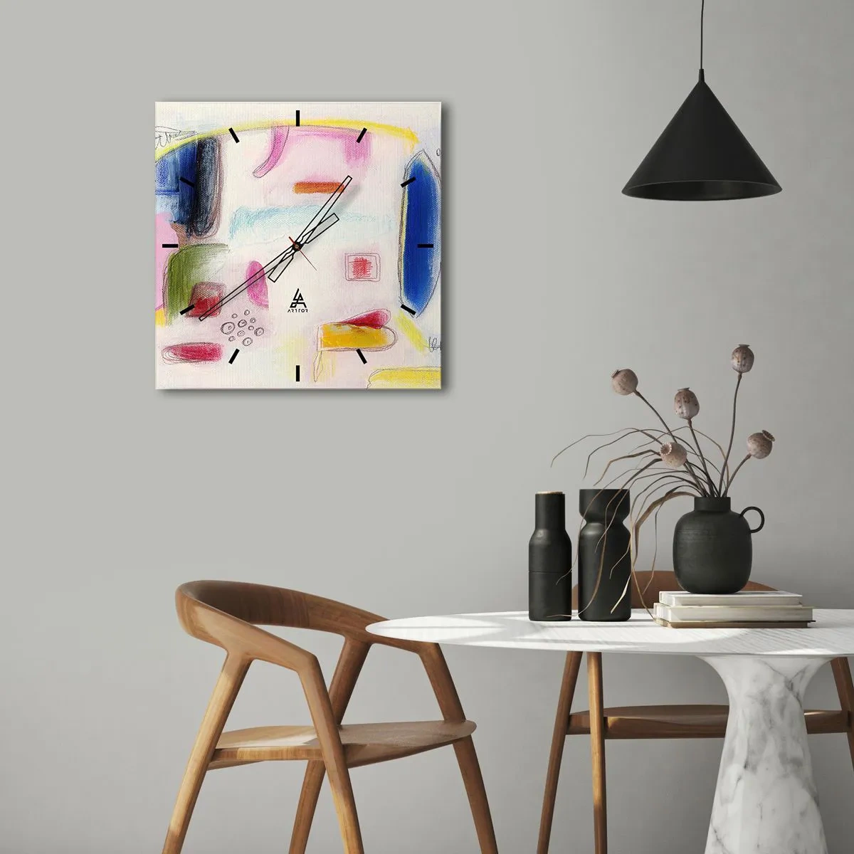 Falióra, Óra - Inkább domború, mint homorú, vagy lapos - 30x30 cm