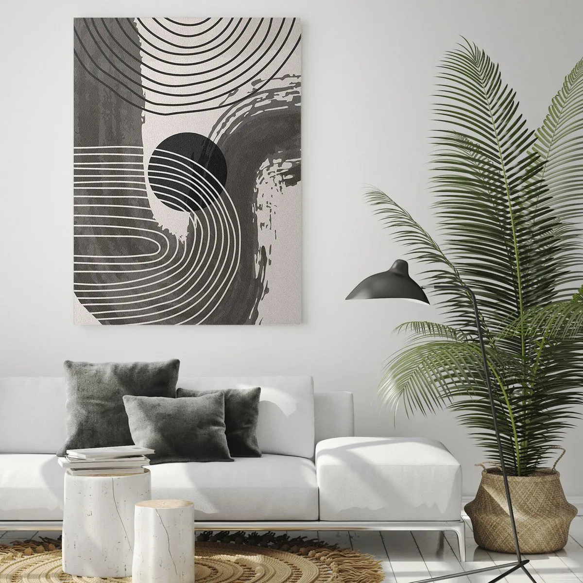 Üveg kép - Az ovális nyer - 50x70 cm