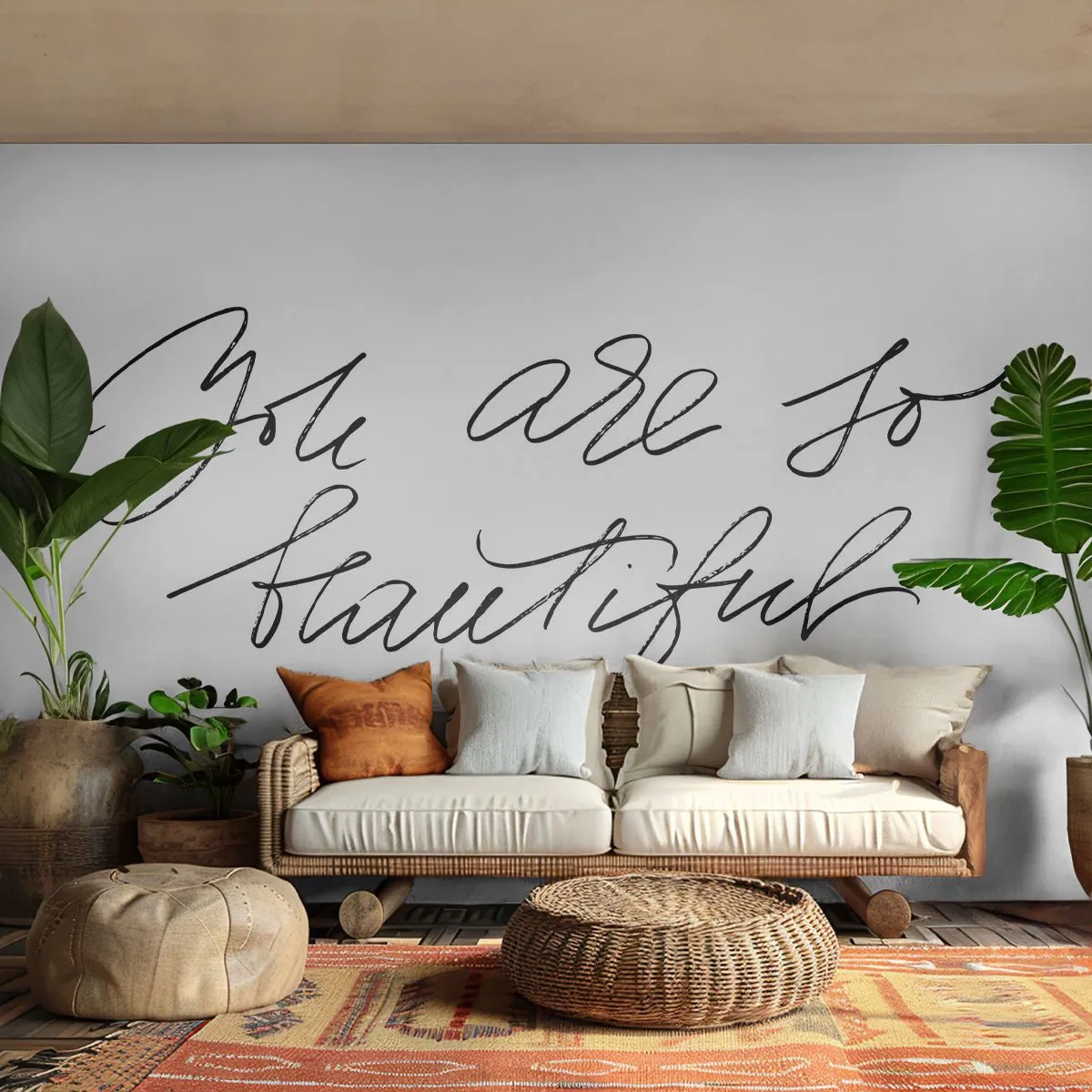 Öntapadós Fotótapéta Deluxe Sticker - Tényleg, hidd el... - Tipográfia, Megerősítés, Alapelv - 200x140 cm