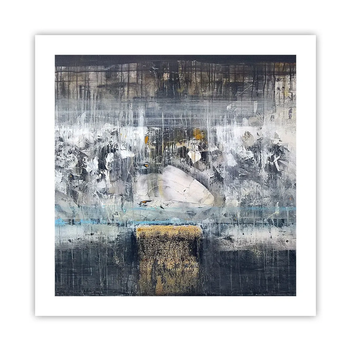 Poszter - Mint a jégen, mint a csomón - 50x50 cm