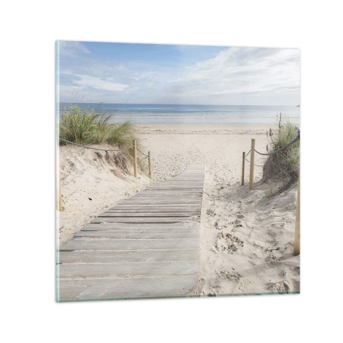 Üveg kép - A horizontig - 70x70 cm