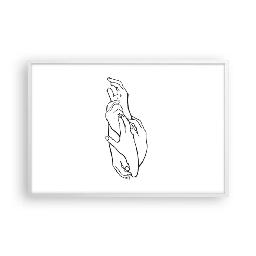 Poszter fekete keretben - Jó érintés - 91x61 cm