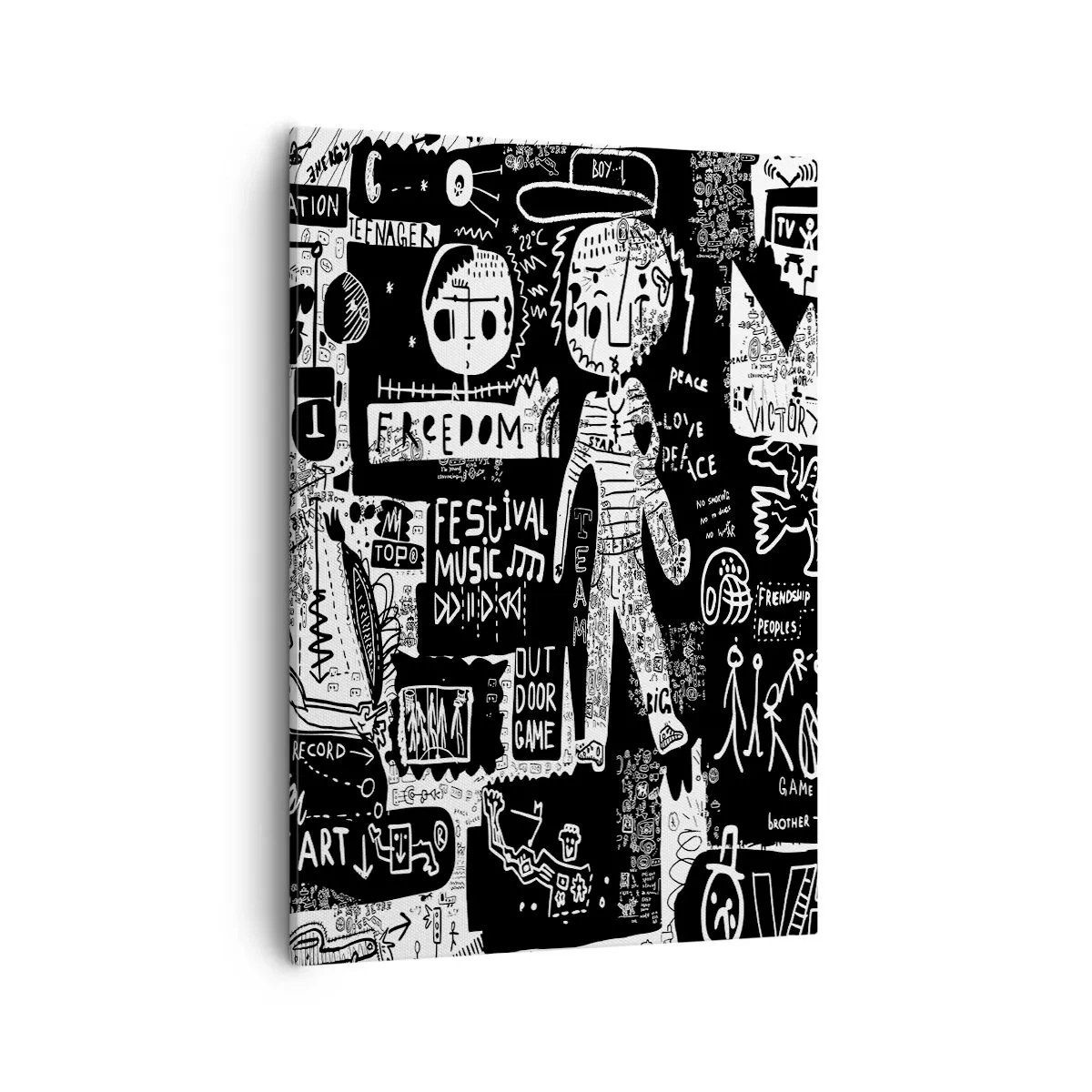 Vászonkép - A szellemi fiatalság törvényei és örömei - 50x70 cm