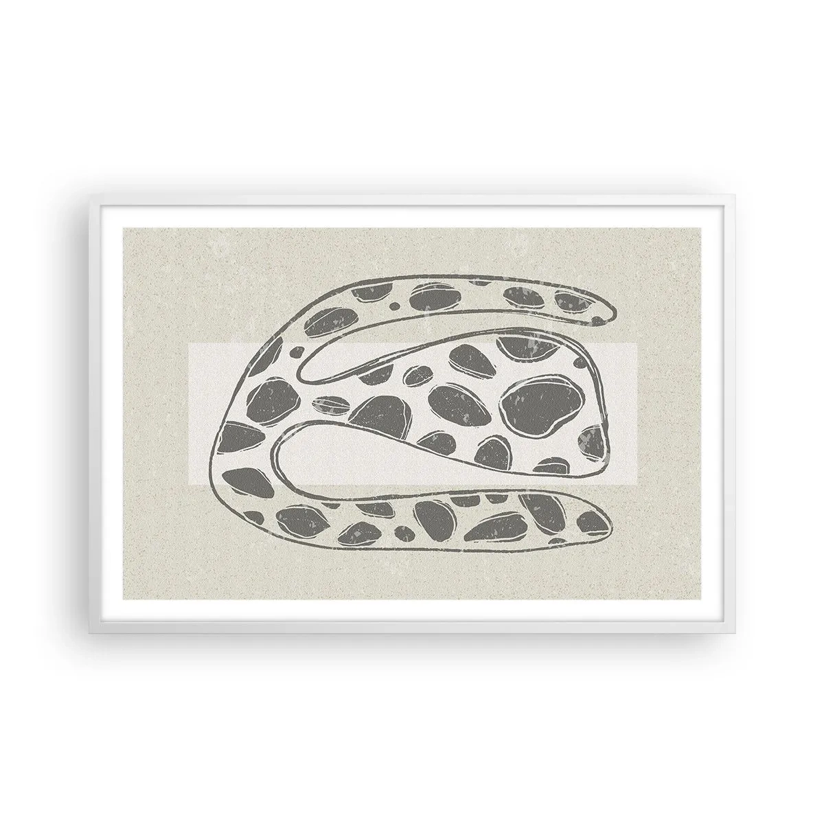 Poszter fekete keretben - Egy bizarr teremtmény - 91x61 cm