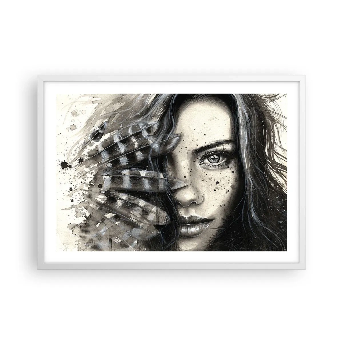 Poszter fekete keretben - Vad gyönyör - 70x50 cm