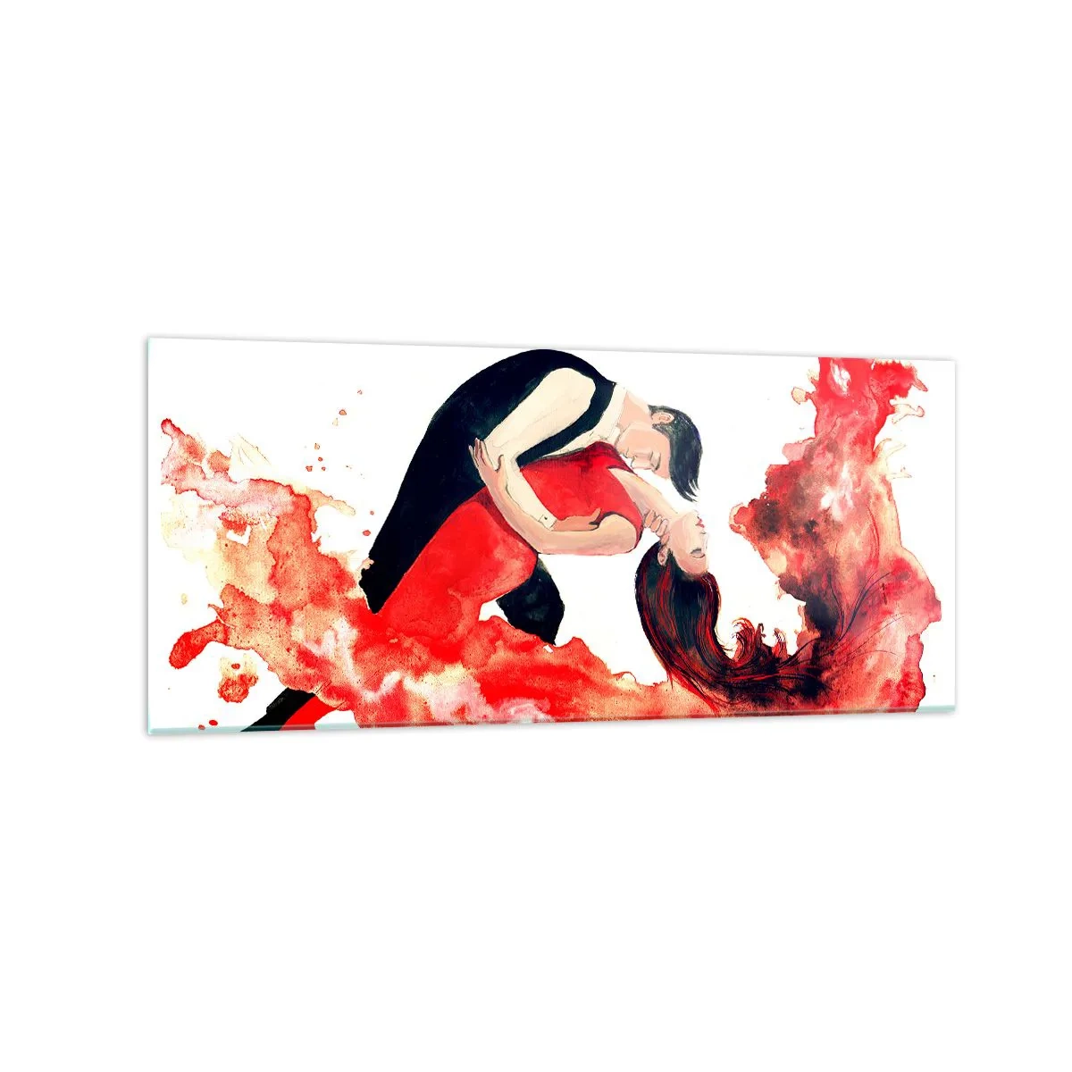 Üveg kép - Tango – érzéki hullám - 120x50 cm