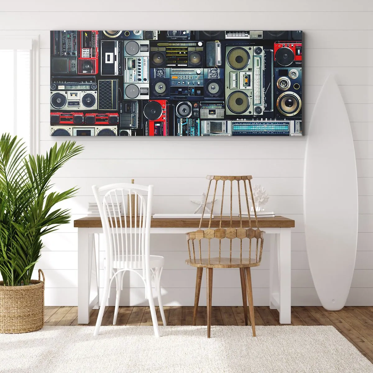 Vászonkép - A 80-as évek nosztalgiája - 120x50 cm