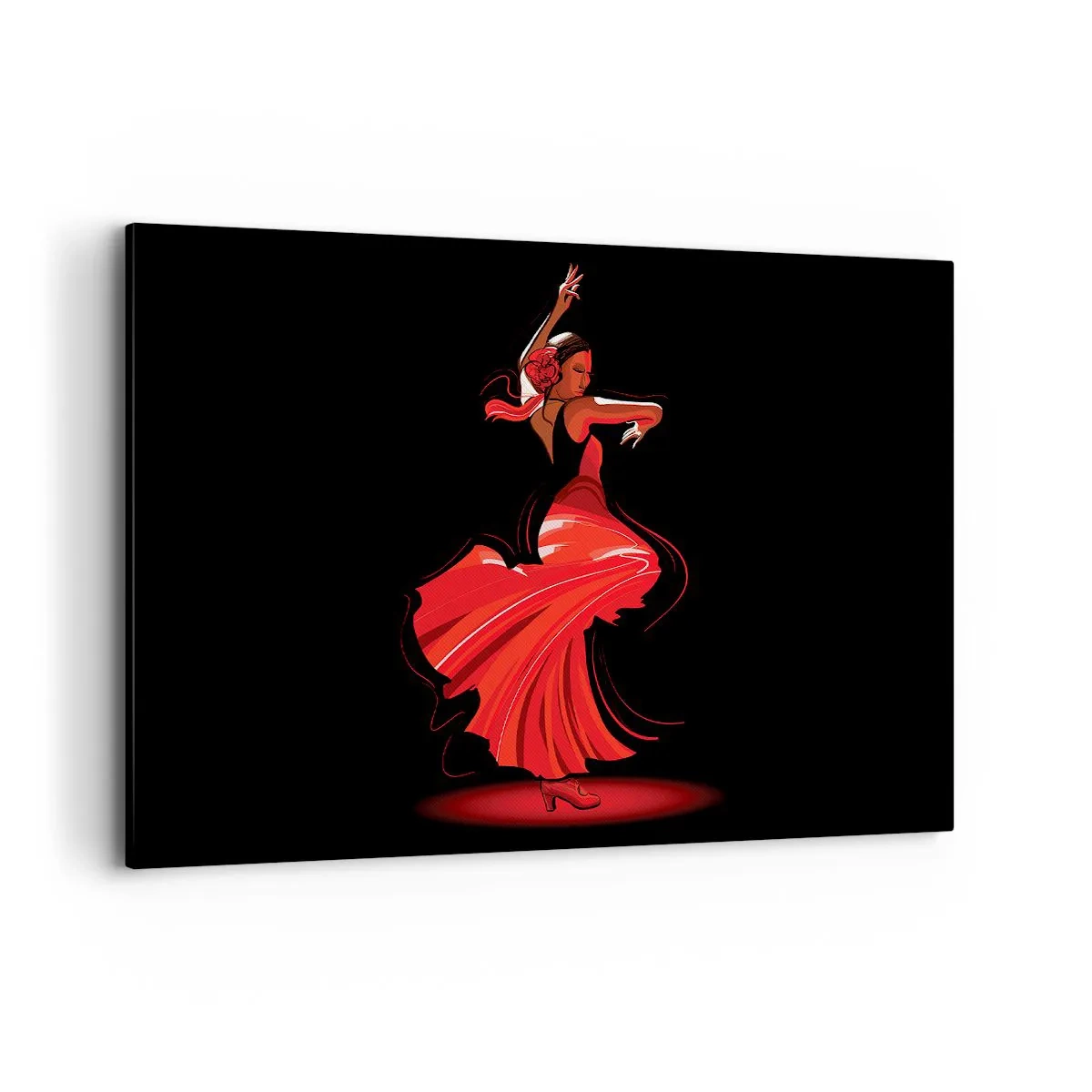 Vászonkép - A flamenco tüzes szelleme - 120x80 cm