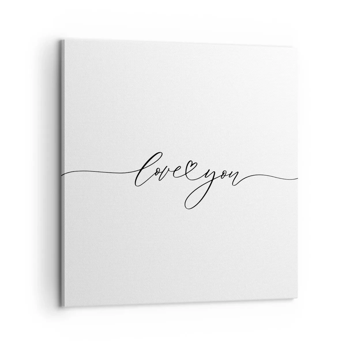 Vászonkép - Fekete fehéren - 60x60 cm