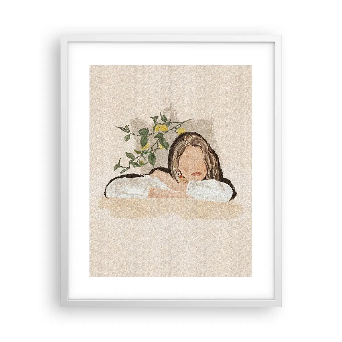 Poszter fekete keretben - Déli szépség - 40x50 cm