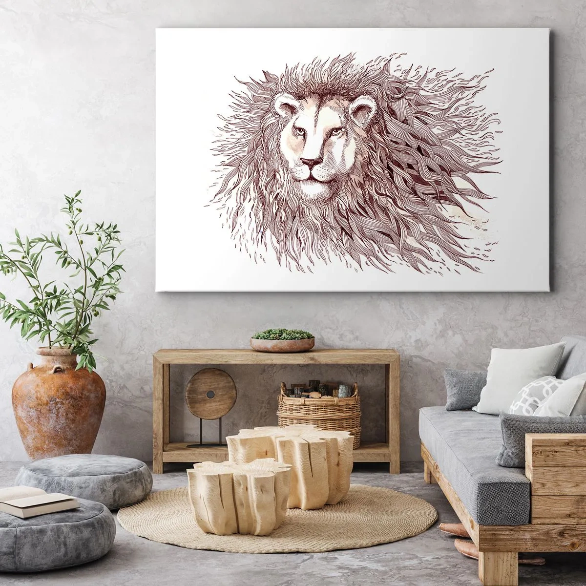 Vászonkép - Tüzes uralkodó - 70x50 cm