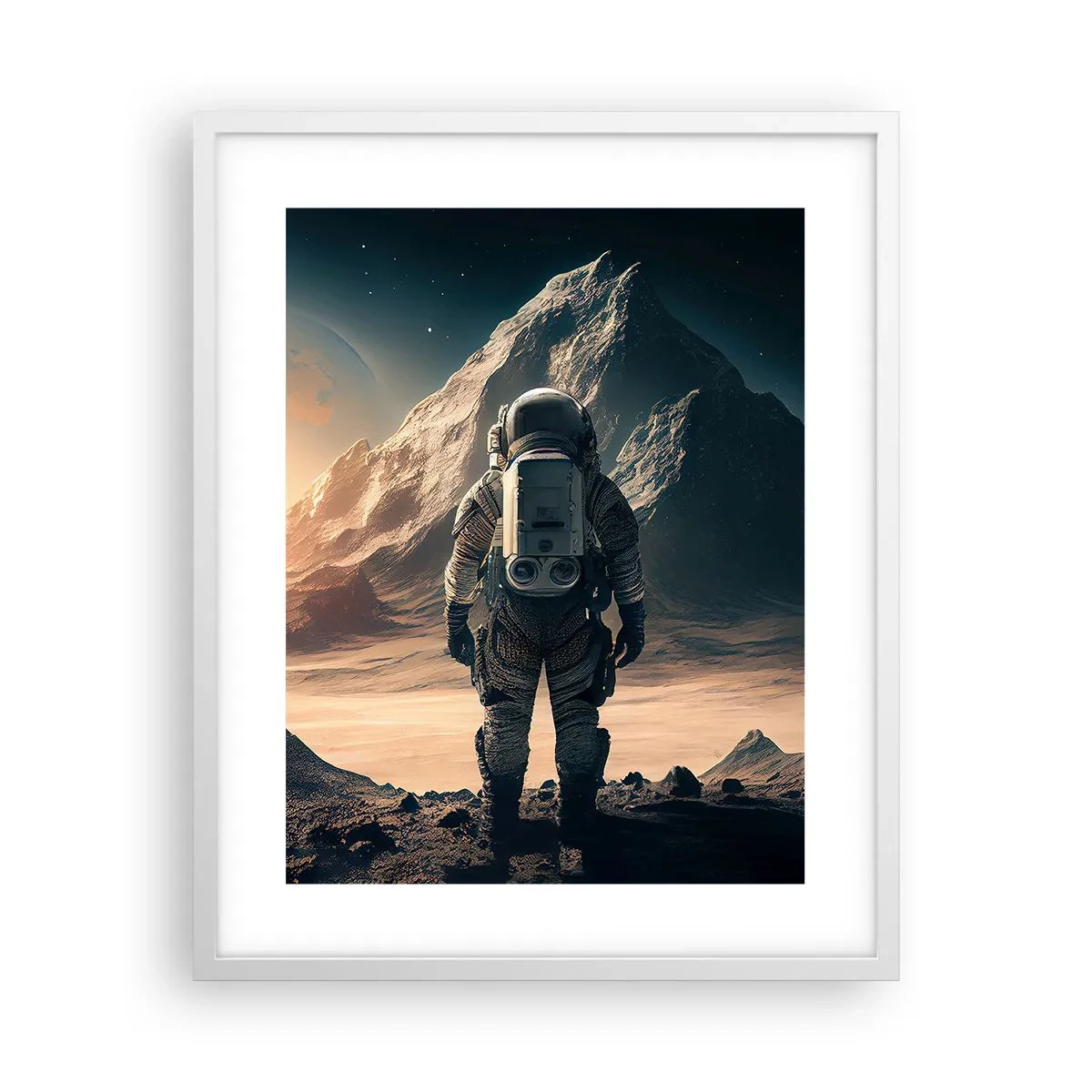 Poszter fekete keretben - Új kihívás - 40x50 cm