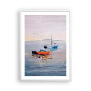 Poszter fekete keretben - Jól megérdemelt pihenés - 50x70 cm
