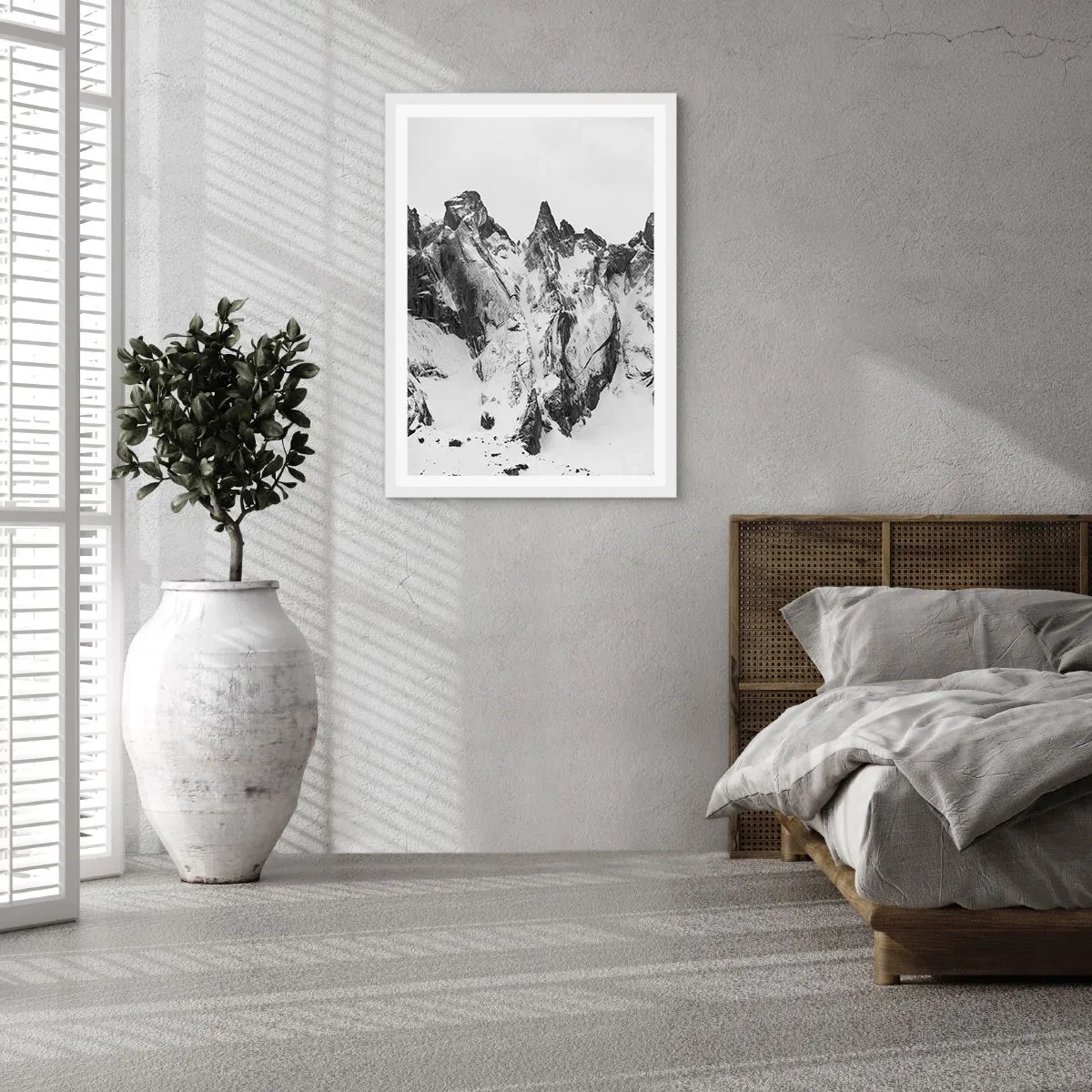 Poszter fekete keretben - Rémes gránit hegygerinc - 61x91 cm