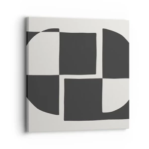 Vászonkép - Antitézis – szintézis - 30x30 cm