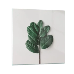 Üveg kép - Rajz csak a természetről - 50x50 cm