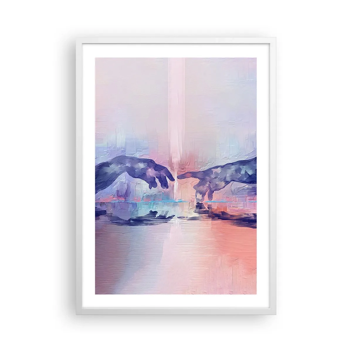 Poszter fekete keretben - Az élet isteni szikrája - 50x70 cm