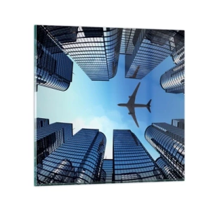 Üveg kép - Kilátás az üveg szurdokból - 50x50 cm