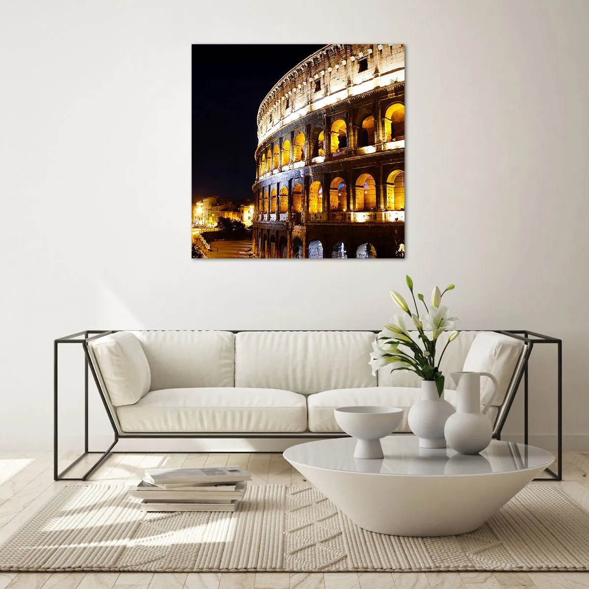 Üveg kép - Ideje elkezdeni a játékokat - 30x30 cm