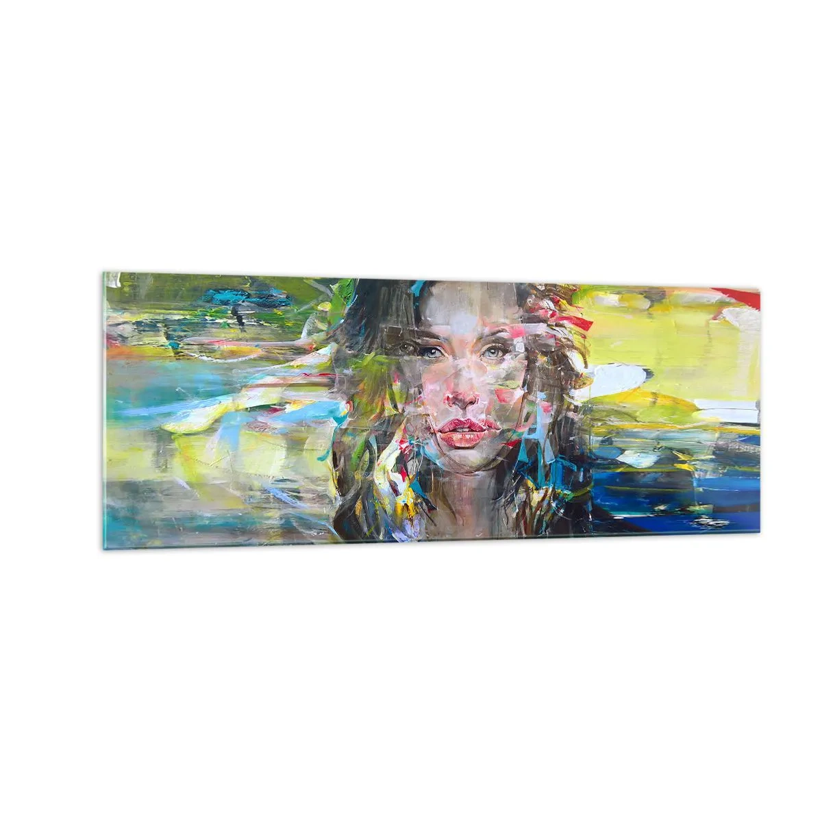 Üveg kép - A levegő függöny mögött - 140x50 cm