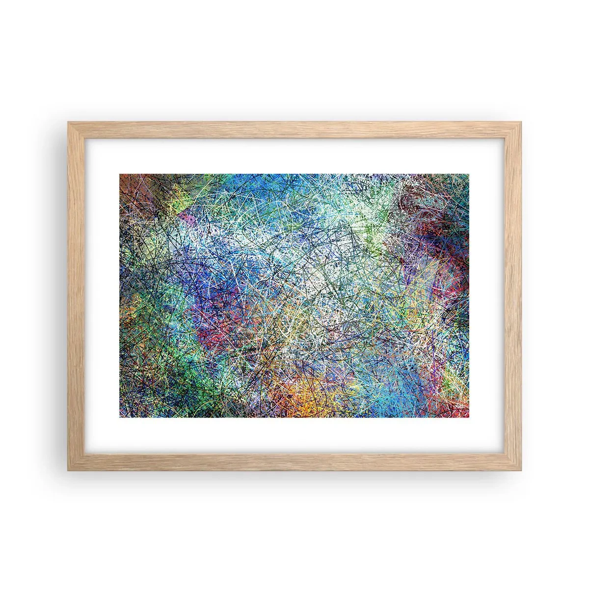 Poszter világos tölgy keretben - Ez nem olyan egyszerű - 40x30 cm