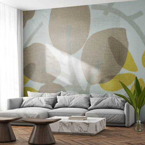 Fotótapéta Premium Sand - Kompozíció a napsütésben - Boho, Virágok, Minimalizmus - 100x70 cm