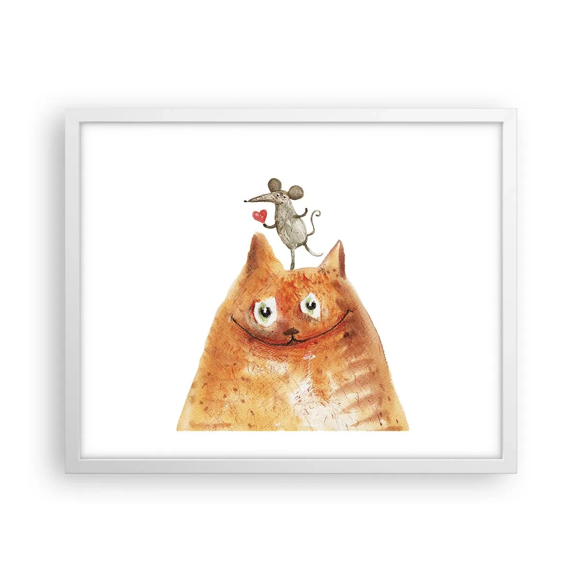 Poszter fekete keretben - A szerelem paradoxonjai - 50x40 cm