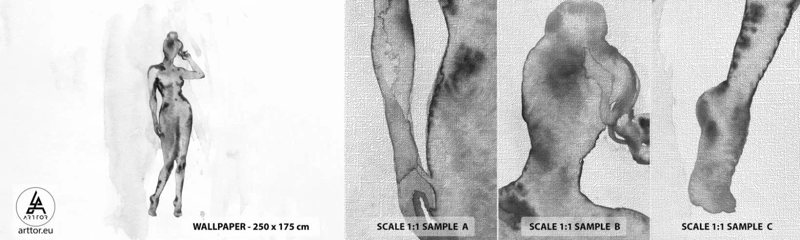 Fotótapéta Minta Premium Canvas - A nőiesség ideáljának nyomában - Nő, Női Test, Grafika - 100x30 cm