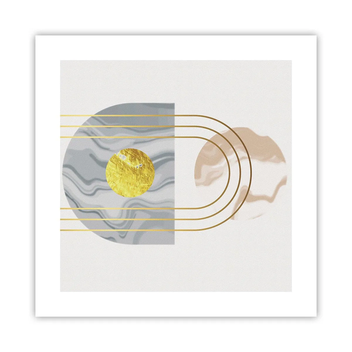 Poszter - Fényerő és ragyogás - 40x40 cm