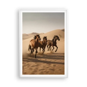 Poszter fekete keretben - Szabad, mint a szél - 70x100 cm