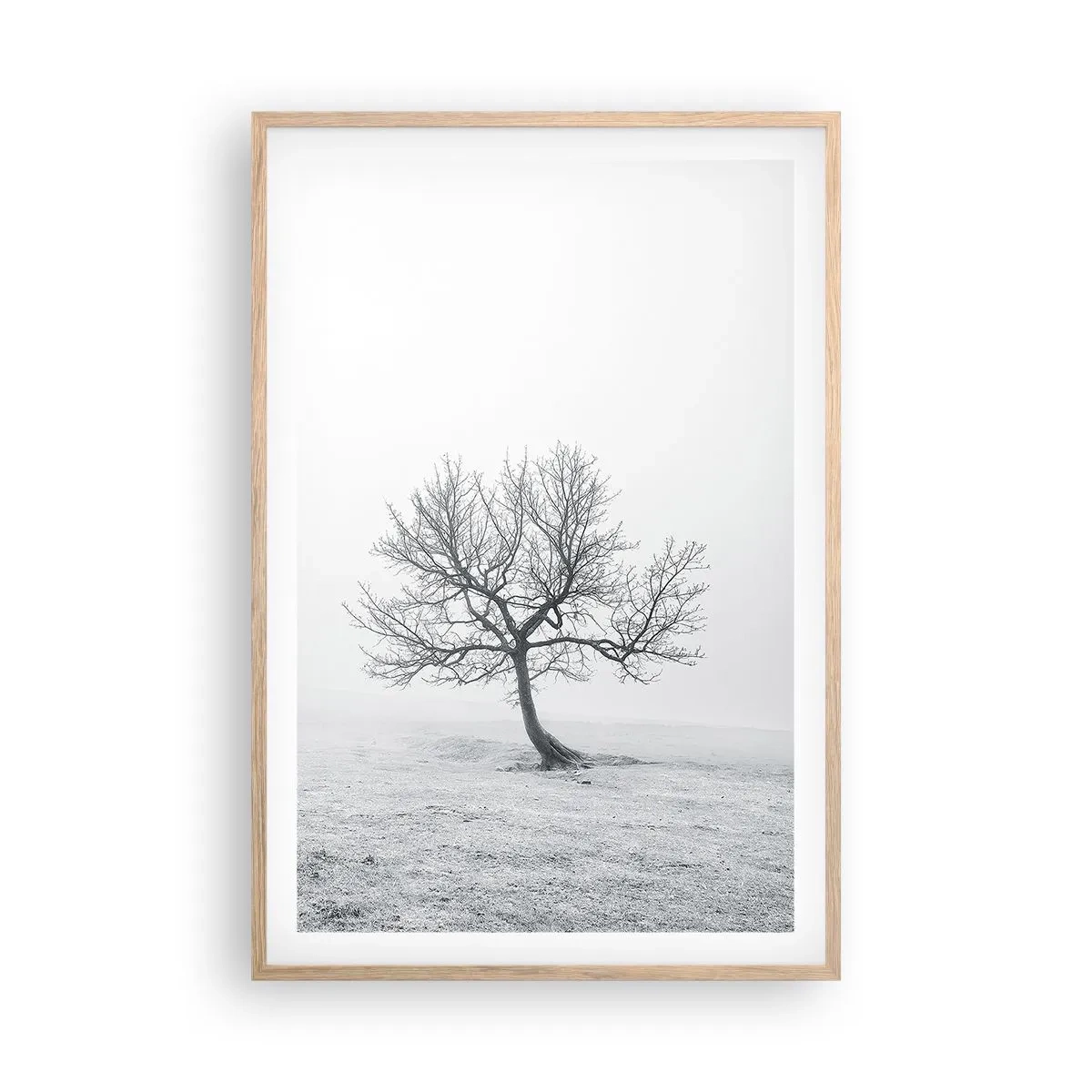 Poszter világos tölgy keretben - A semmi ellen - 61x91 cm