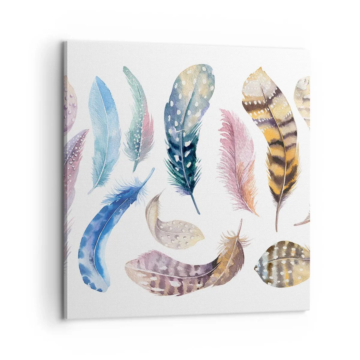 Vászonkép - Könnyű, tarka és sokszínű - 60x60 cm