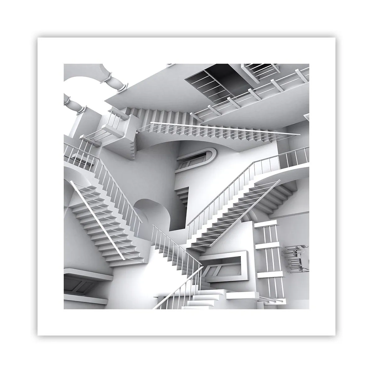 Poszter - A tér paradoxonjai - 40x40 cm