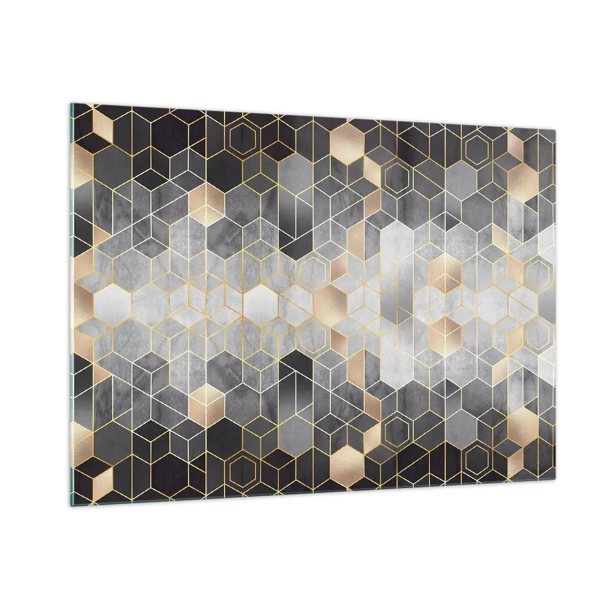 Üveg kép - Gyémánt kompozíció - 100x70 cm