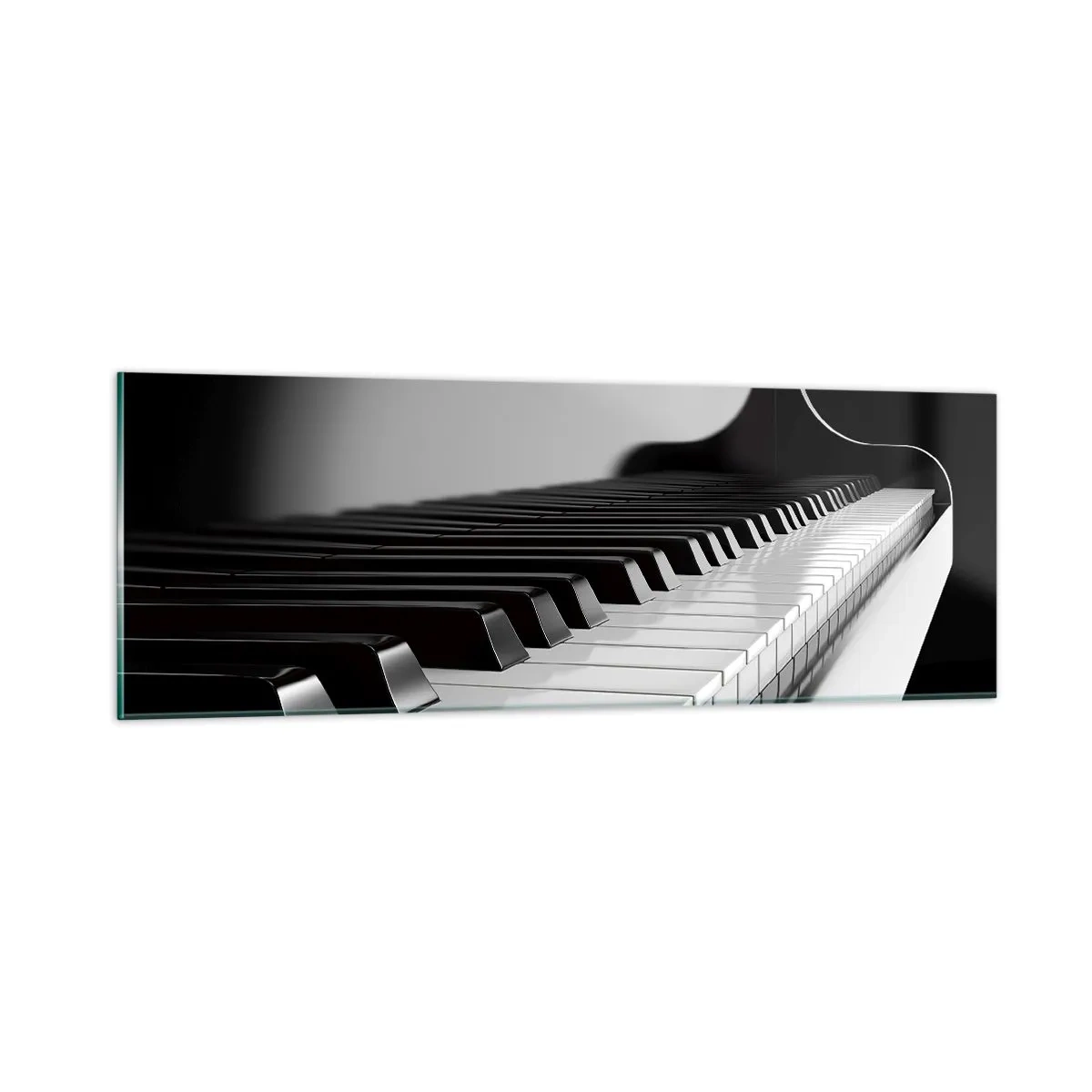 Üveg kép - A formák és színek harmóniája - 90x30 cm