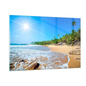 Üveg kép - Egy egzotikus hely a számodra - 120x80 cm