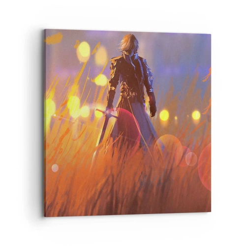 Vászonkép - Tévedő lovag - 70x70 cm